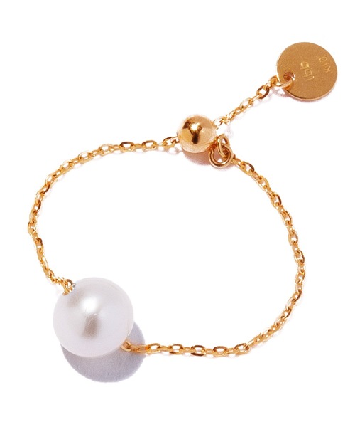 les bon bon パールリング フリーサイズ les bon bon｜pearl ring パール リング 10金 - H.O.V(フォブ