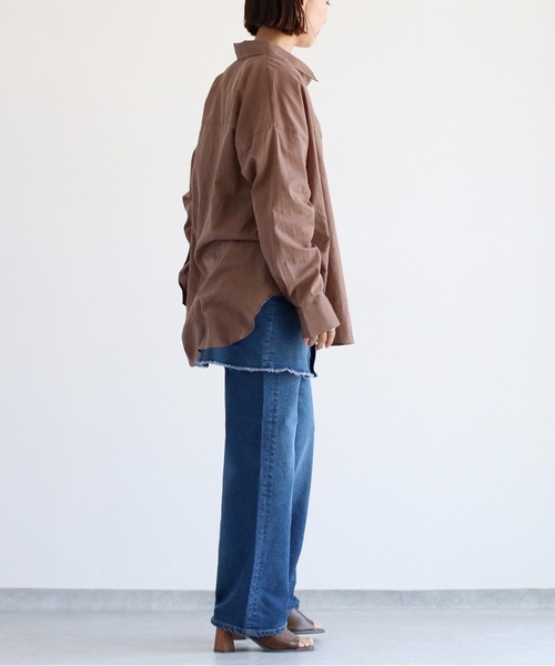 cepo ブラウス シャツ 「2way」80/2 レギュラーシャツ