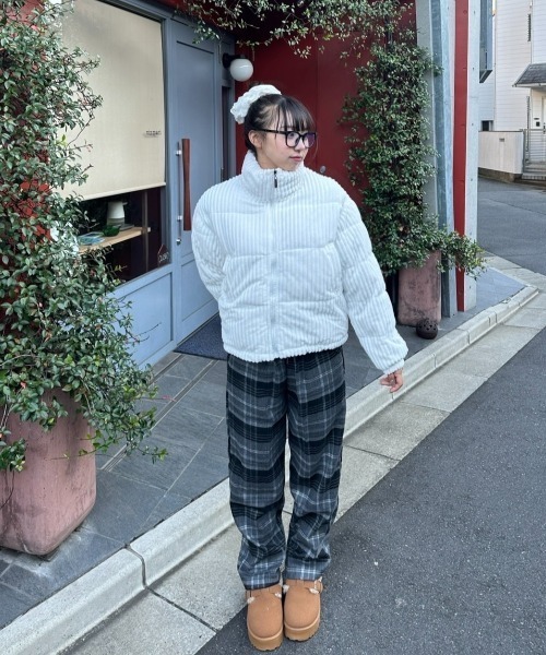 ブルゾン アウター 「6色展開」中綿 コーデュロイブルゾン レディース