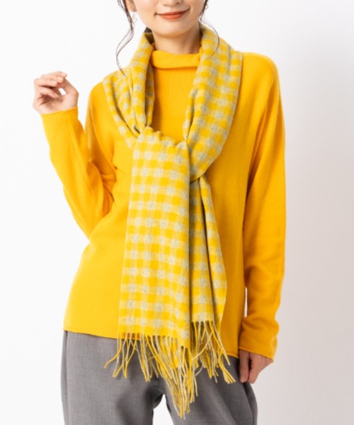 ストール マフラー カシミヤ100％紡毛やわらかタッチストール 大判