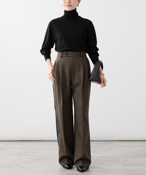 【美品】ヴェルメイユパーイエナ タートルニット ウール アルパカ ミックス 人気 美品】ヴェルメイユパーイエナ タートルニット ウール アルパカ