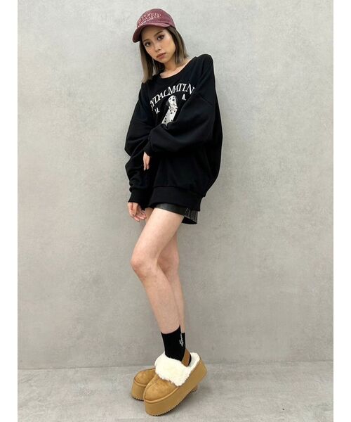 GYDA（ジェイダ） トレーナー スウェット GYDALMATIAN PHOTOトップス