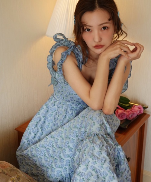 ROSY LUCE（ロージールーチェ） ワンピース 3Wayフラワージャガード