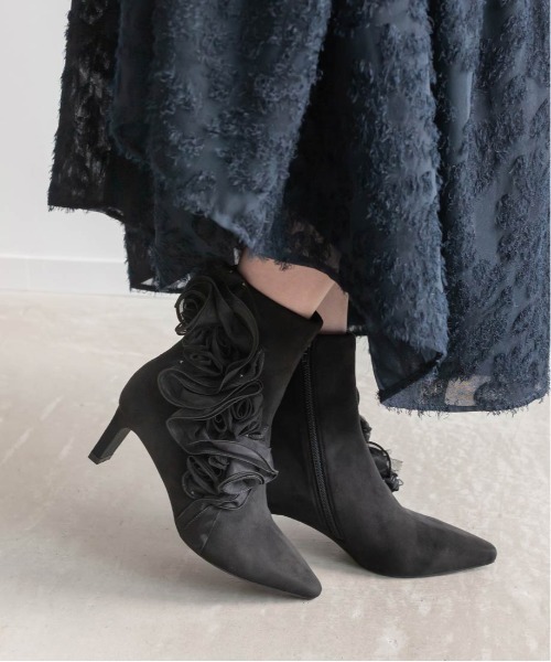 RANDA ランダ　ホリデーコレクション　グレー　スエードブーツ　新品未使用 RANDA ランダ ホリデーコレクション グレー スエードブーツ 新品未使用