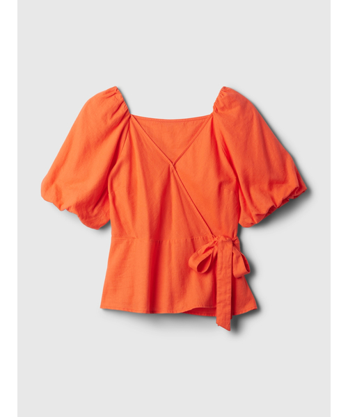 [GAP] короткий рукав блуза X-SMALL черный женский 