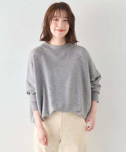 ANY（エニィ） ニット セーター 「6色展開」ムースタッチボクシー