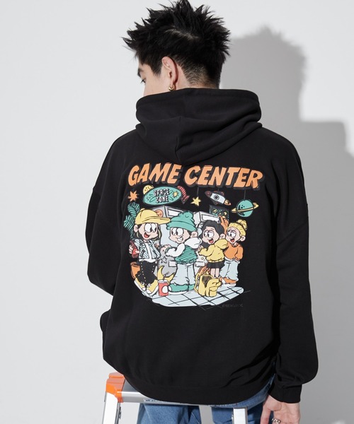 メンズ パーカー グラフィックプリント M00144 FREAK'S STORE パーカー tombonia/トムボニア 別注 フットボール