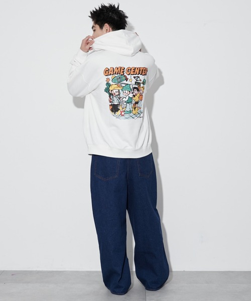 OFF‐WHITE☆パーカー バッカスパーカー グラフィックプリント Off-White Bacchus Skate graphic-print Hoodie | Black