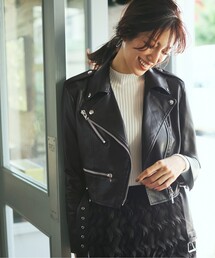 美品 ルヴェルソーブルー ×大草直子 コラボ ライダースジャケット 40