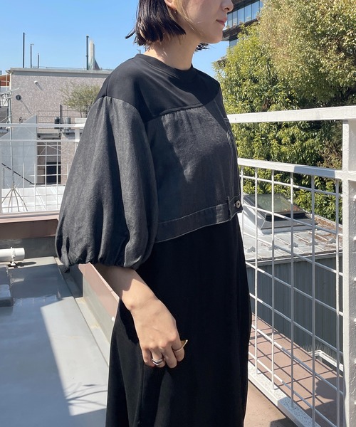ワンピース AULA AULA AILA（アウラ アイラ）別注アシンメトリータフタ