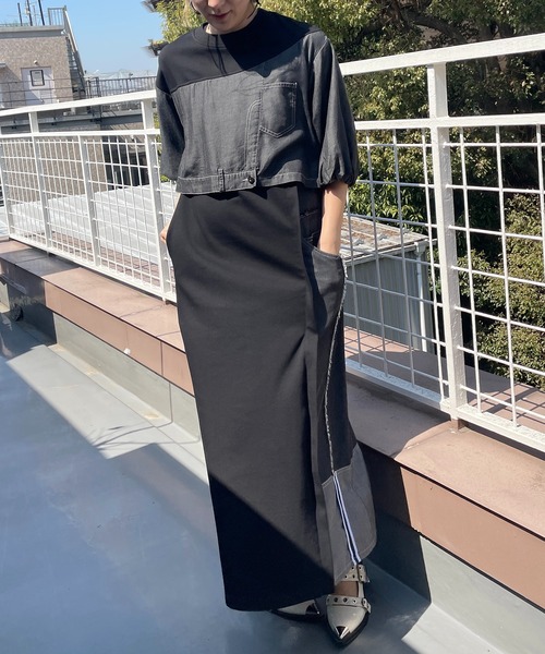 AULA AILA（アウラ アイラ） ワンピース デニムコンビネーション