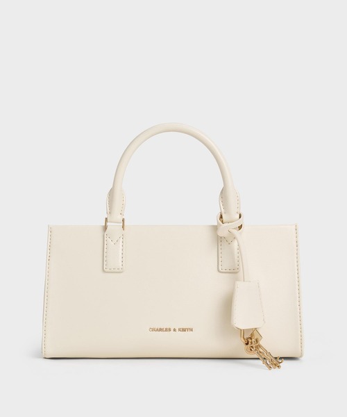 Kerry ミニケリー トートバッグ CHARLES & KEITH Kerry ミニケリー トートバッグ（MulberryPlum