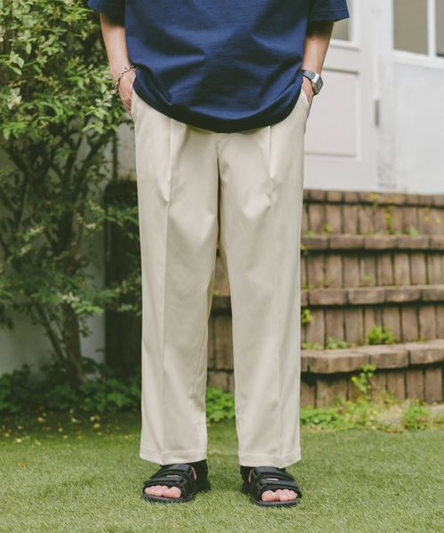 RAGEBLUE（レイジブルー） スラックス センタープレス/PEツイル