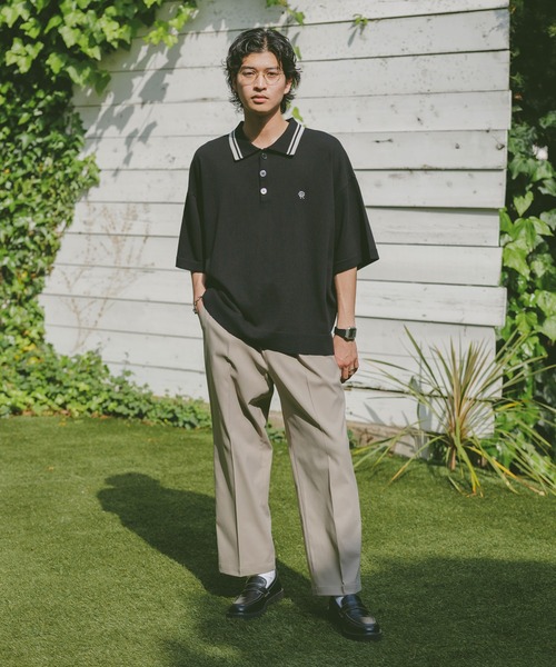 RAGEBLUE（レイジブルー） スラックス センタープレス/PEツイル