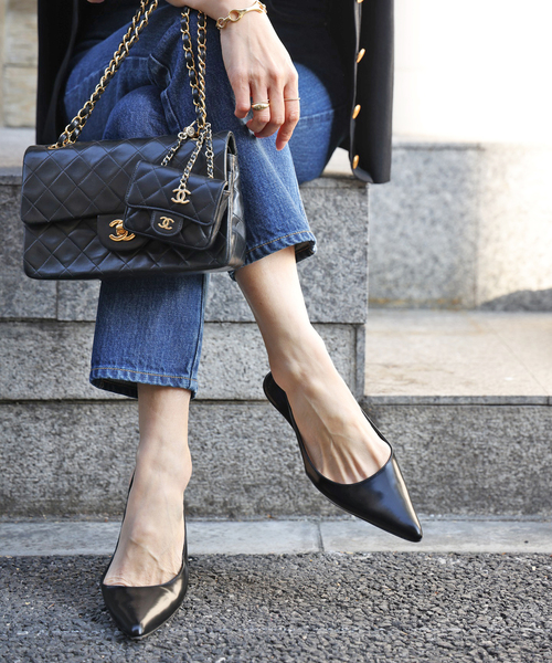 靴 BRENTELLA AUDREY SLINGBAG Deuxieme Classe パンプス 「BRENTELLA/ブレンテッラ」AUDREY