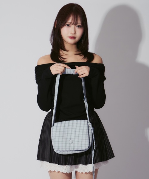 ALLuRing ChaRm ショルダーバッグ バッグ Gingham Check Shoulder Bag