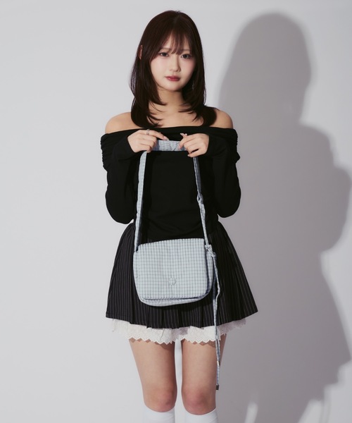 ALLuRing ChaRm ショルダーバッグ バッグ Gingham Check