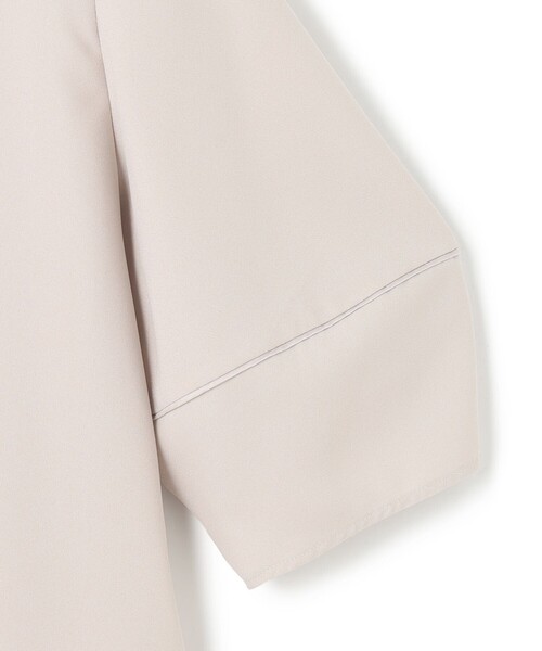 ICB ブラウス シャツ FluidBackSatin ランタンスリーブブラウス