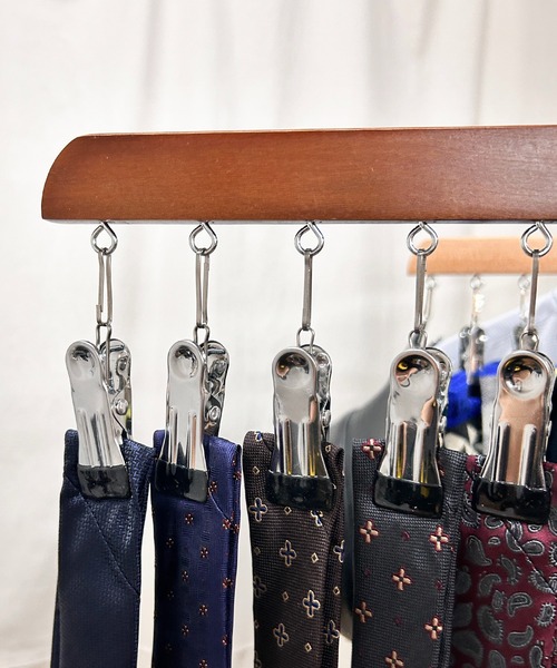 イタリア製象嵌細工 衣類かけ ハンガーフック 壁掛け 木製花柄