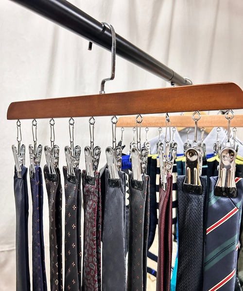 CALIFORNIA OUTFITTERS 収納 3-2A9 木製 フックハンガー 10ピンチ