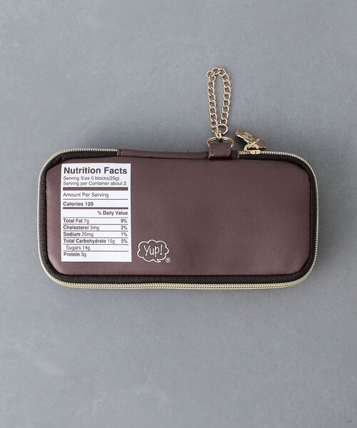 UNITED ARROWS（ユナイテッドアローズ） ポーチ 「yup!」CHOCOLATE BAR