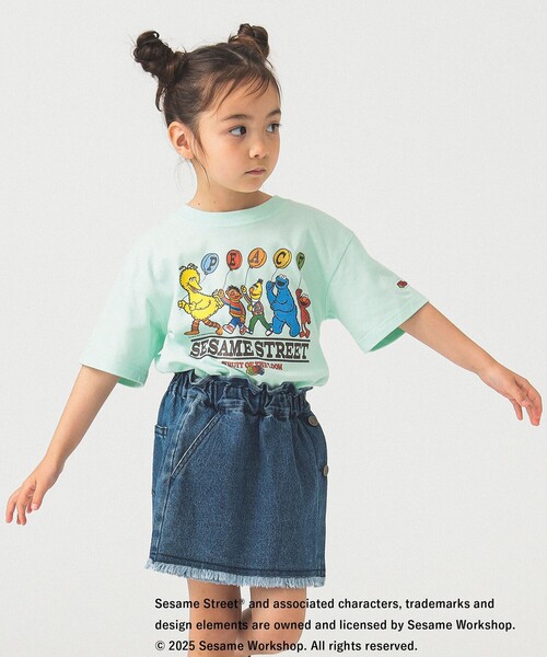 Tシャツ　　ともとも様 楽天市場】SESAME STREET セサミストリート KIDS プリント半袖T