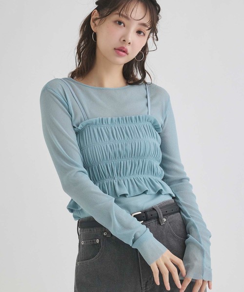 tシャツ ビスチェ風フレアートップス レディース 楽天市場】レディース Tシャツ カットソー ビスチェ風 トップス