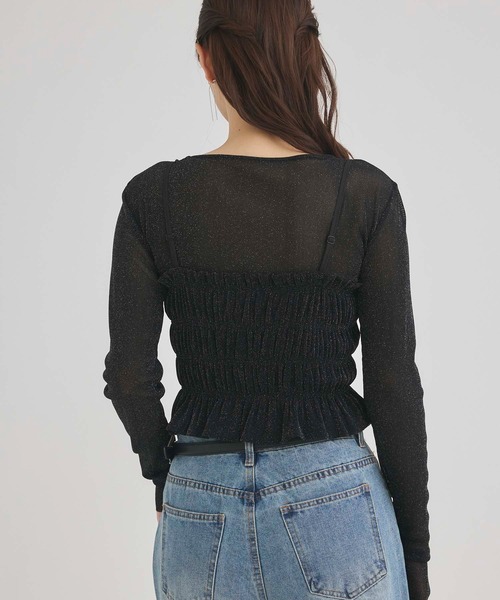 fifth tシャツ ビスチェセットシアートップス レディース