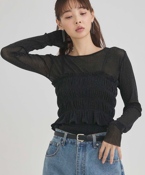 トップス langelique set L'ANGELIQUE/ランジェリーク｜【NEW】オーガニックコットン100