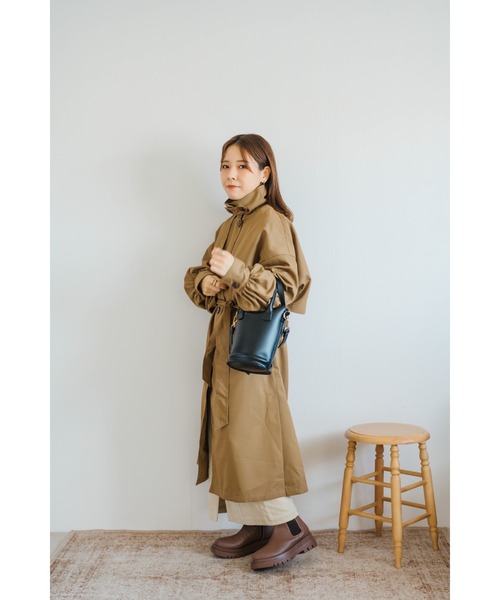 「Amourire」 トレンチコート M アイボリー レディース_画像3