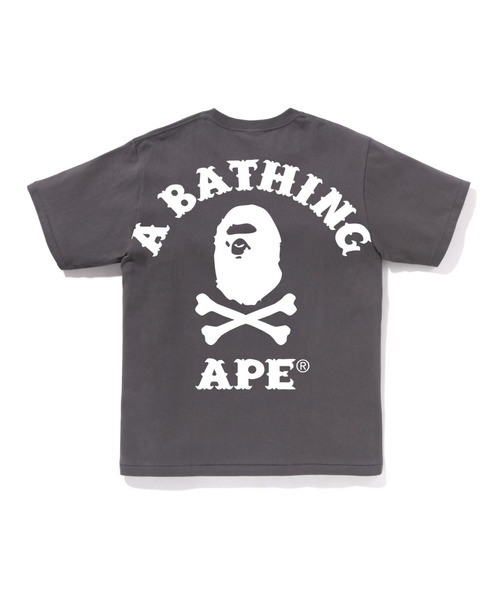 A BATHING APE tシャツ BIG CROSSBONE COLLEGE TEE メンズ