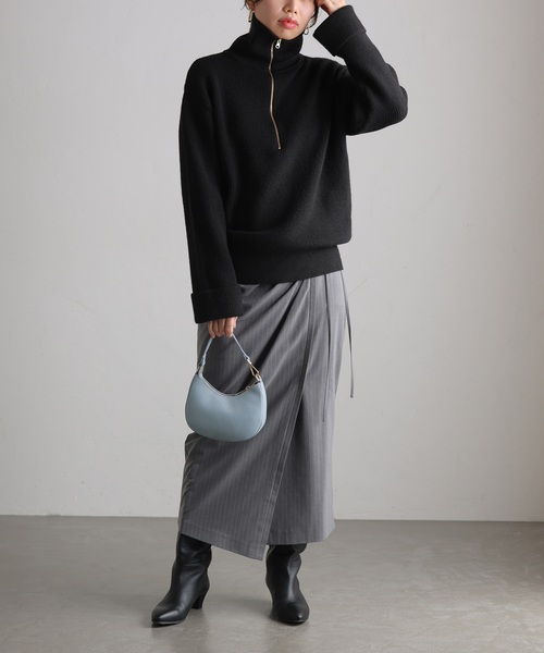 「La TOTALITE」 長袖ニット FREE ホワイト レディース_画像2