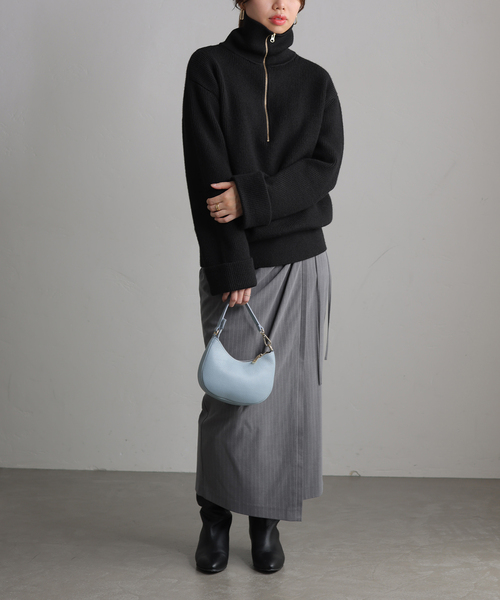 「La TOTALITE」 長袖ニット FREE ホワイト レディース_画像3