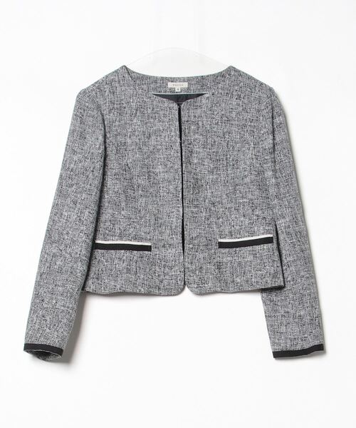 TOCCA（トッカ） ツイードジャケット 4 ブラック レディース