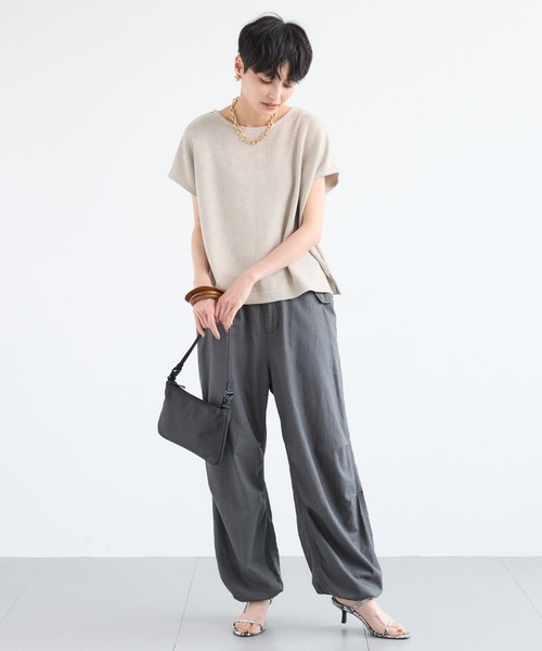 tシャツ BARNYARDSTORM / リネンコンカットプルオーバー / ハンドウォッシャブル レディース BARNYARDSTORM tシャツ / リネンコンカットプルオーバー ハンド