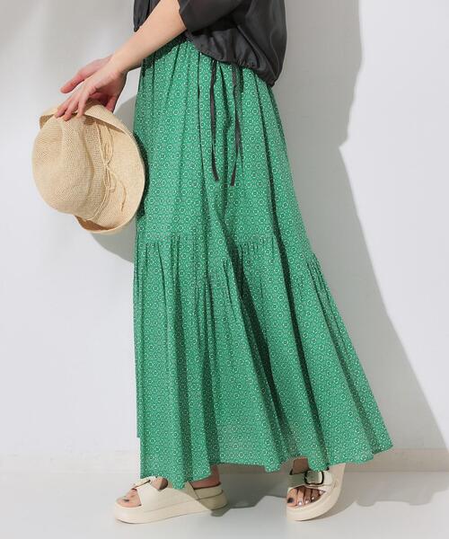 スカート ギャザーフレアスカート/オーガニックコットン混「洗濯機洗い可」 | OPAQUE.CLIP | 11