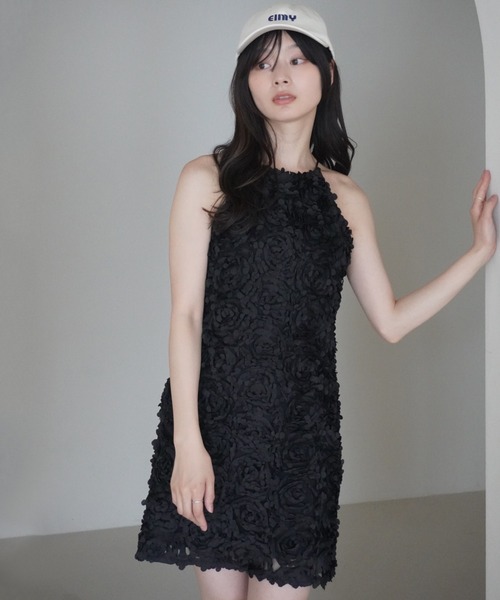 EIMY ISTOIRE（エイミーイストワール） ワンピース ボリュームフラワー