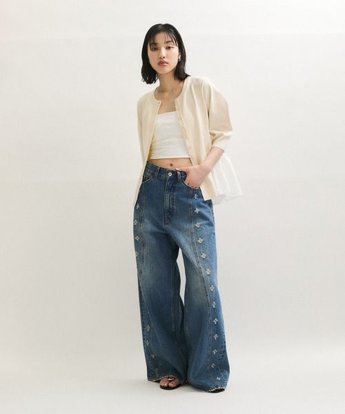 ADAM ET ROPE'（アダムエロペ） サンダル メタルモチーフサンダル