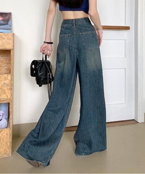ジーンズ デニム デニムパンツ 個性的なデニムファッション