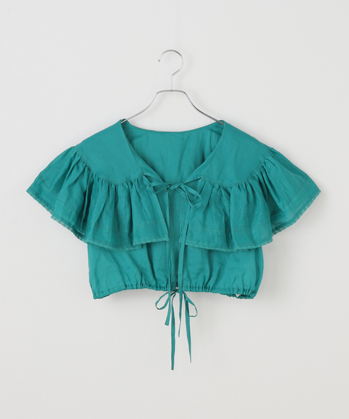 ブラウス シャツ DELIY/デリー ramie lawn big frill シャツ DLY-096154 レディース