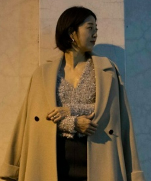 「styling/」 ニットカーディガン FREE シルバー レディース