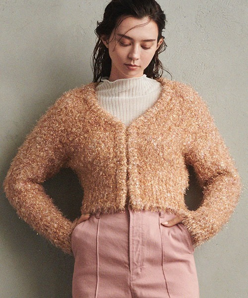 「styling/」 ニットカーディガン FREE シルバー レディース styling/ 「styling/」 ニットカーディガン FREE シルバー