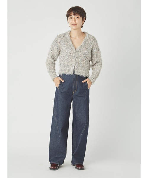 「styling/」 ニットカーディガン FREE シルバー レディース styling/ 「styling/」 ニットカーディガン FREE シルバー