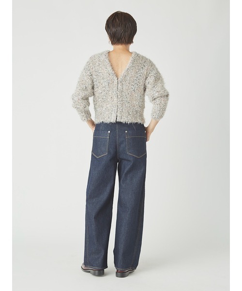 「styling/」 ニットカーディガン FREE シルバー レディース styling/ 「styling/」 ニットカーディガン FREE シルバー