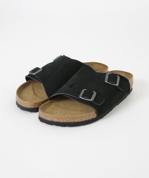 靴 BIRKENSTOCK Zurich (Narrow) BIRKENSTOCK Zürich Tech Suede Leather Narrow White 1026788