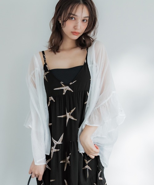 coca ワンピース ヒトデ柄ティアードワンピース : ZOZOTOWN