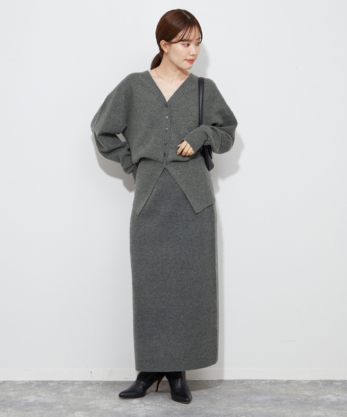 Plage」 ニットスカート - ベージュ レディース Plage I Line Knit