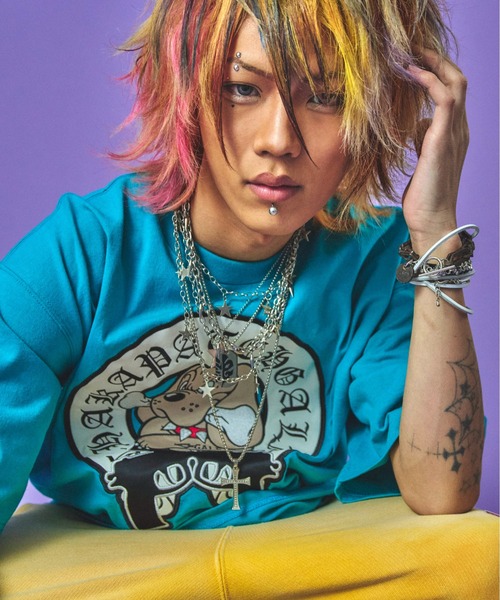 tシャツ 「GALFY/ガルフィー」チャカパッチTシャツ2 レディース メンズ