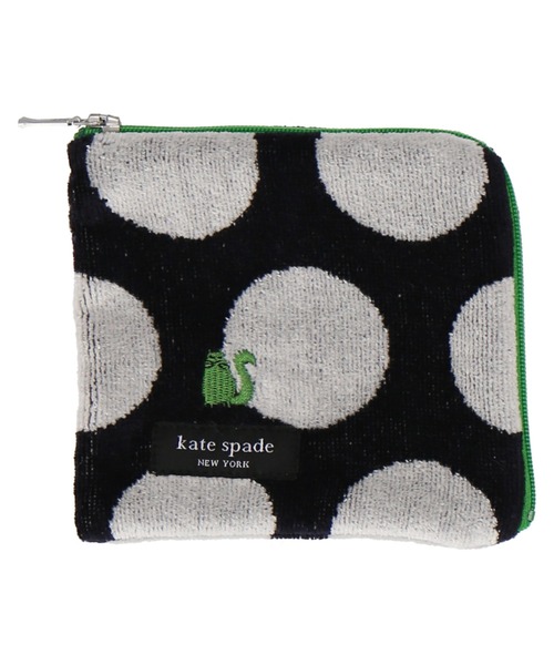 いラインアップ kate spade NEW YORK ハンカチ ファスナー付きタオル レディース バッグ