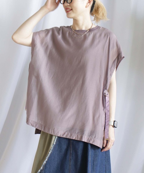 tシャツ シアークルーネックTシャツ レディース BITTOKO tシャツ シアークルーネックTシャツ レディース